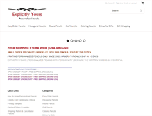 Tablet Screenshot of explicitlyyourspencils.com